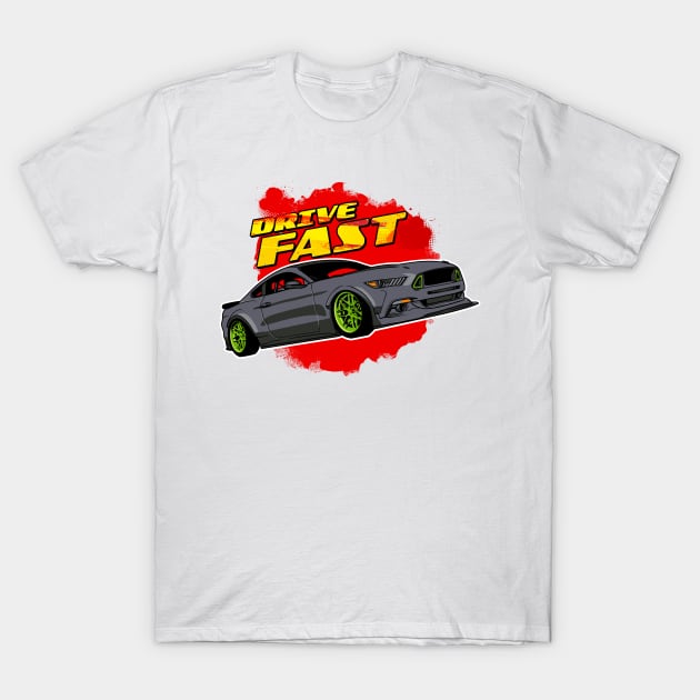 ford mustang T-Shirt by rafand23
